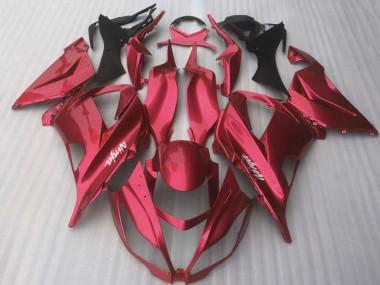Meilleurs Carénages Moto Kawasaki ZX10R 2016-2020 - Rouge Bonbon Brillant