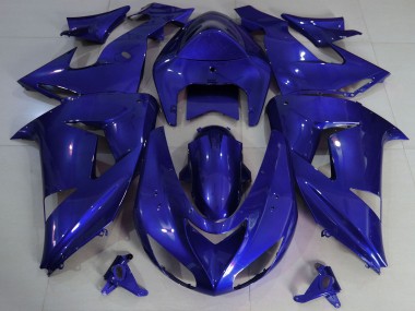 Meilleurs Carénages Moto Kawasaki ZX10R 2006-2007 - Bleu Foncé