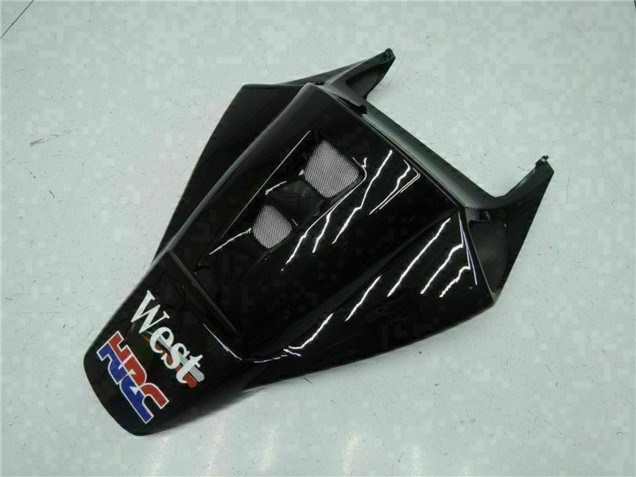 Carénages Moto Honda CBR1000RR 2004-2005 - Noir Brillant Blanc West Mobil Michelin