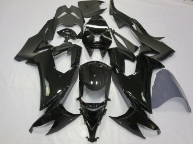 Meilleurs Carénages Moto Kawasaki ZX10R 2008-2010 - Noir Brillant Noir Mat