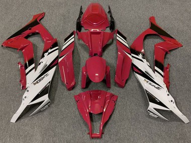 Meilleurs Carénages Moto Kawasaki ZX10R 2011-2015 - Rouge Marron Blanc Noir