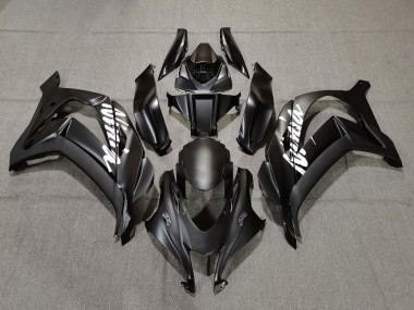 Meilleurs Carénages Moto Kawasaki ZX10R 2016-2020 - Noir Mat Blanc Ninja