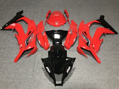 Meilleurs Carénages Moto Kawasaki ZX10R 2011-2015 - Rouge Noir Brillant