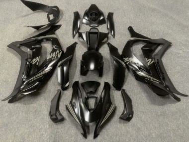 Meilleurs Carénages Moto Kawasaki ZX10R 2016-2020 - Noir Mat Gris Ninja