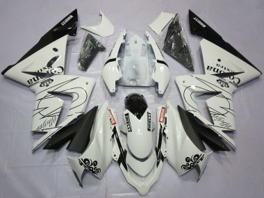 Meilleurs Carénages Moto Kawasaki ZX10R 2004-2005 - Blanc Corona