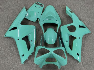Meilleurs Carénages Moto Kawasaki ZX6R 2003-2004 - Cyan