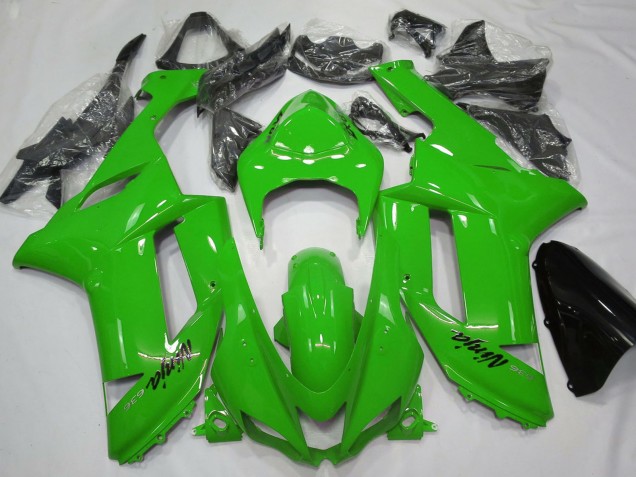 Carénages Moto Kawasaki ZX6R 2007-2008 - Vert Brillant