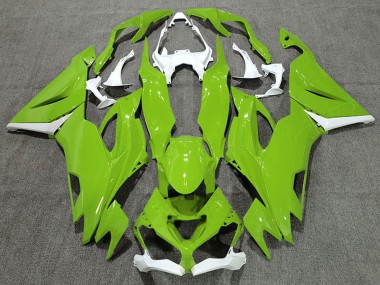 Meilleurs Carénages Moto Kawasaki ZX6R 2019-2022 - Blanc Vert