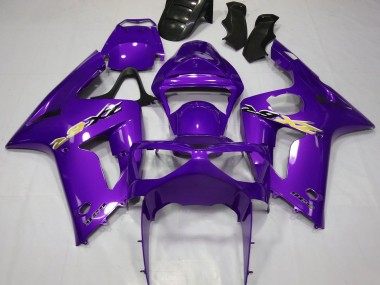 Meilleurs Carénages Moto Kawasaki ZX6R 2003-2004 - Violet