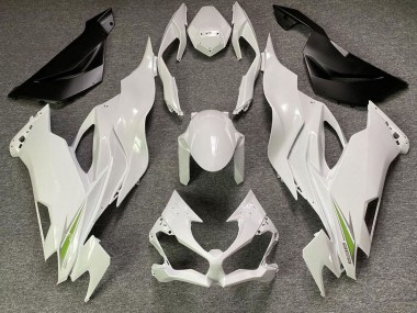 Meilleurs Carénages Moto Kawasaki ZX6R 2019-2022 - Blanc Vert Perle