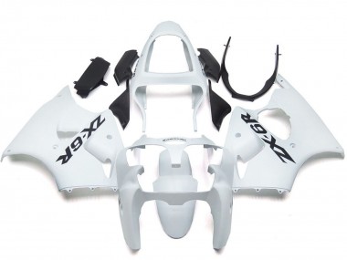 Meilleurs Carénages Moto Kawasaki ZX6R 2000-2002 - Blanc Brillant