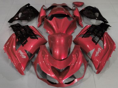Meilleurs Carénages Moto Kawasaki ZX14R 2012-2024 - Rouge Noir