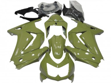 Meilleurs Carénages Moto Kawasaki Ninja 250 2008-2012 - Vert Olive