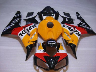 Meilleurs Kits Carénage Moto ABS Honda CBR1000RR 2004-2005 - Orange Blanc Rouge Noir Brillant Repsol