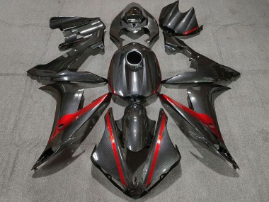 Meilleurs Carénages Moto Yamaha R1 2004-2006 - Fibre de Carbone Style Rouge