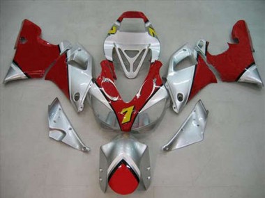 Meilleurs Carénages Moto Yamaha R1 1998-1999 - Argent Rouge Jaune 7