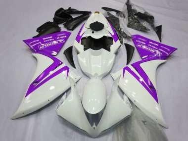 Meilleurs Carénages Moto Yamaha R1 2012-2014 - Blanc Violet