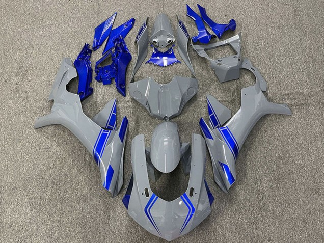 Carénages Moto Yamaha R1 2015-2019 - Nardo Gris Bleu