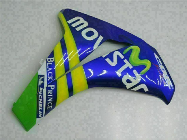 Carénages Moto Honda CBR1000RR 2008-2011 - Bleu Jaune Vert MoviStar Castrol