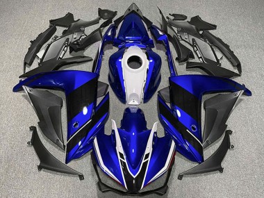 Meilleurs Carénages Moto Yamaha R3 2015-2018 - Bleu Blanc Noir