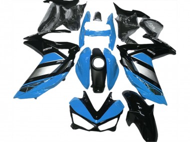 Meilleurs Carénages Moto Yamaha R3 2015-2018 - Bleu Argent Noir Brillant Yamalube
