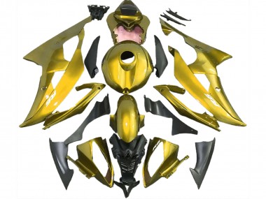 Meilleurs Carénages Moto Yamaha R6 2008-2016 - Jaune
