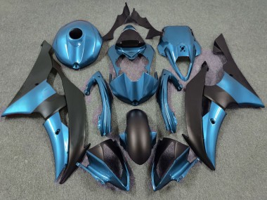 Meilleurs Carénages Moto Yamaha R6 2008-2016 - Bleu Noir Mat