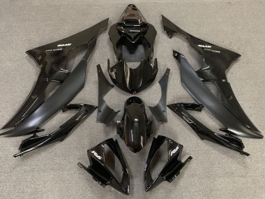 Meilleurs Kits Carénage Moto Yamaha R6 2008-2016 - Noir Brillant Noir Mat