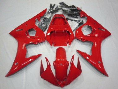 Meilleurs Carénages Moto Yamaha R6 2003-2004 - Rouge Brillant