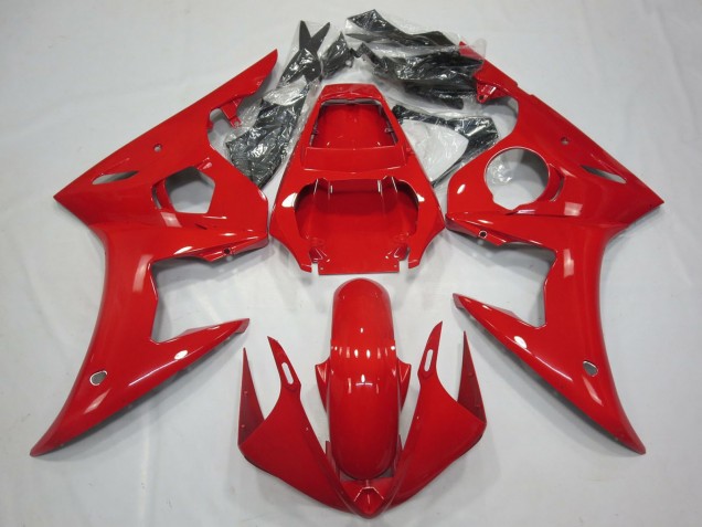 Carénages Moto Yamaha R6 2003-2004 - Rouge Brillant