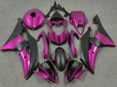 Meilleurs Carénages Moto Yamaha R6 2008-2016 - Rose Noir Mat