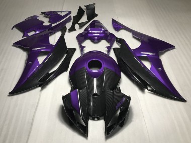 Meilleurs Carénages Moto Yamaha R6 2008-2016 - Violet Fibre de Carbone Style
