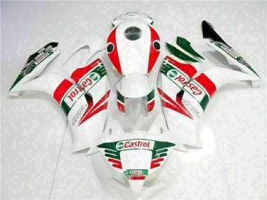Meilleurs Carénage Moto Honda CBR1000RR 2012-2016 - Blanc Rouge Vert Castrol