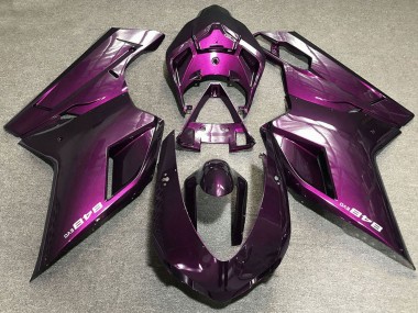 Meilleurs Carénages Moto Ducati 848 2007-2014 - Violet
