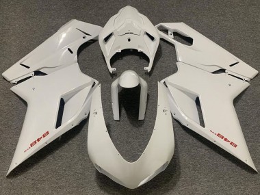 Meilleurs Carénage Moto Ducati 848 2007-2014 - Blanc Perle