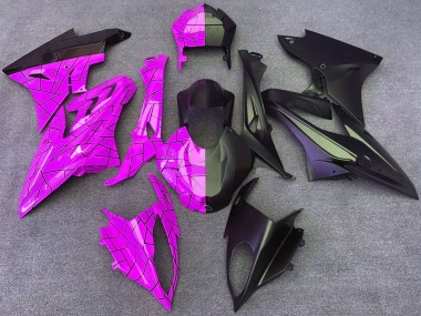 Meilleurs Carénages Moto BMW S1000RR 2015-2016 - Rose Noir Mat Diviser