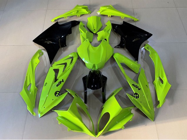 Carénages Moto BMW S1000RR 2009-2014 - Haute Visibilité Jaune Noir Brillant HP