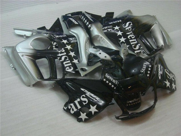 Carénages Moto Honda CBR600 F3 1995-1996 - Argent Noir Brillant SevenStars