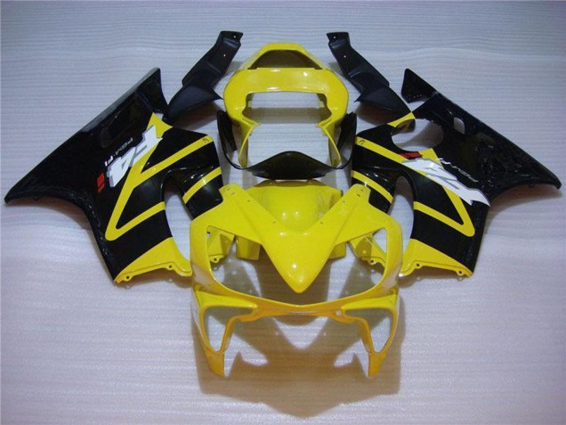 Carénage Moto Honda CBR600 F4i 2001-2003 - Jaune Noir Brillant
