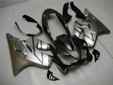 Meilleurs Carénages Moto Honda CBR600 F4i 2004-2007 - Argent Noir Mat