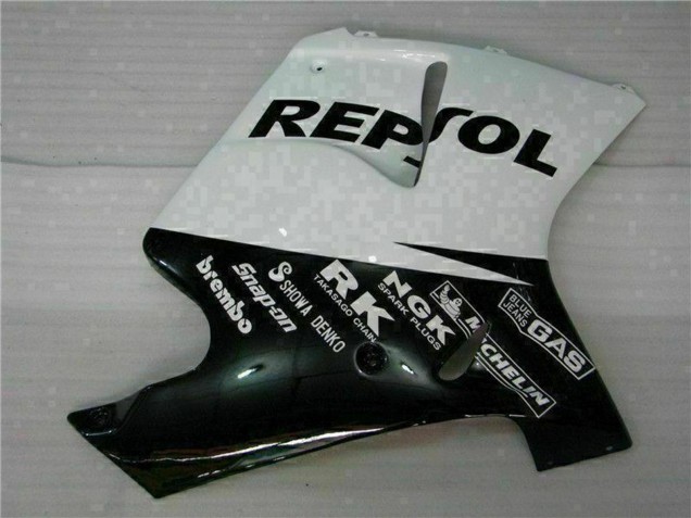Carénages Moto Honda CBR1100XX Blackbird 1996-2007 - Blanc Noir Brillant Repsol