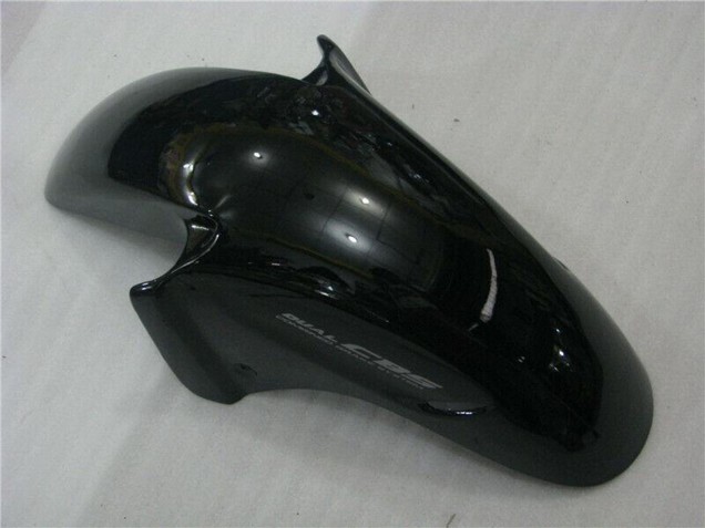 Carénages Moto ABS Honda CBR1100XX Blackbird 1996-2007 - Noir Brillant Rouge Flamme