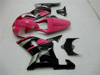Meilleurs Carénages Moto Suzuki GSXR 600/750 2001-2003 - Rose Argent Noir Brillant