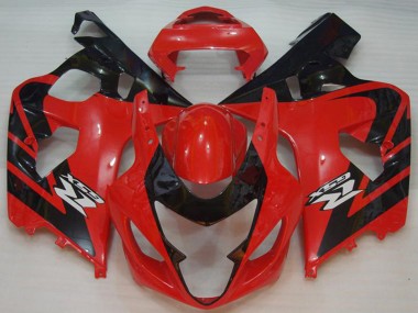 Meilleurs Carénages Moto Suzuki GSXR 600/750 2004-2005 - Rouge Noir
