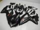Carénages Moto Suzuki GSXR 600/750 2008-2010 - Noir Mat Rouge