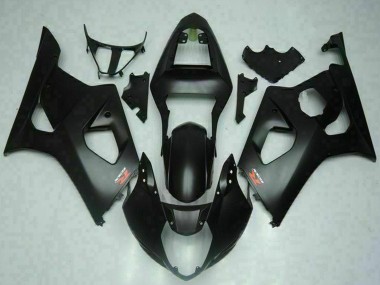 Meilleurs Carénages Moto Suzuki GSXR 1000 2003-2004 - Noir Mat Rouge