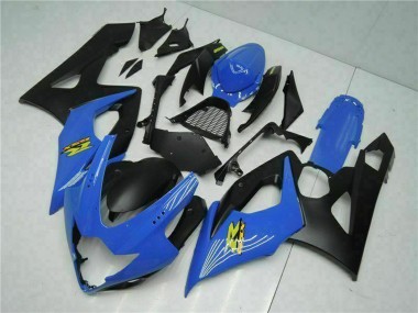 Meilleurs Carénage Moto Suzuki GSXR 1000 2005-2006 - Bleu Noir