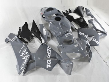 Meilleurs Carénages Moto Honda CBR600RR 2005-2006 - Nardo Gris Blanc Repsol