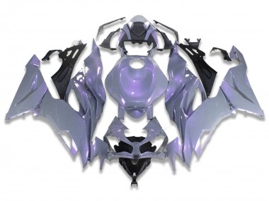 Meilleurs Carénages Moto Kawasaki ZX6R 2019-2022 - Caméléon Gris Dazz Violet Perle