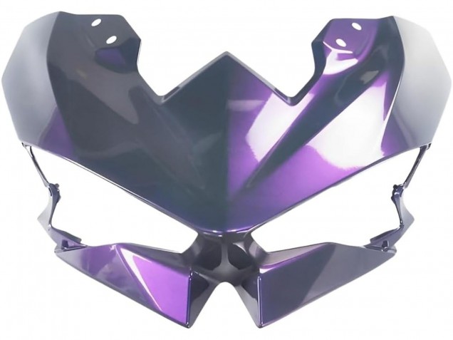 Carénages Moto Kawasaki Ninja 500 EX500R 2024-2026 - Caméléon Gris Dazz Violet Perle